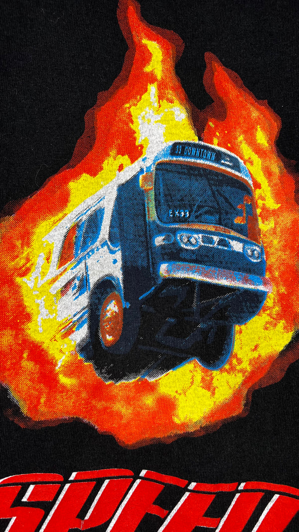 SPEED FLAMING BUS TEE | KEANU REEVES | GET READY FOR RUSH HOUR