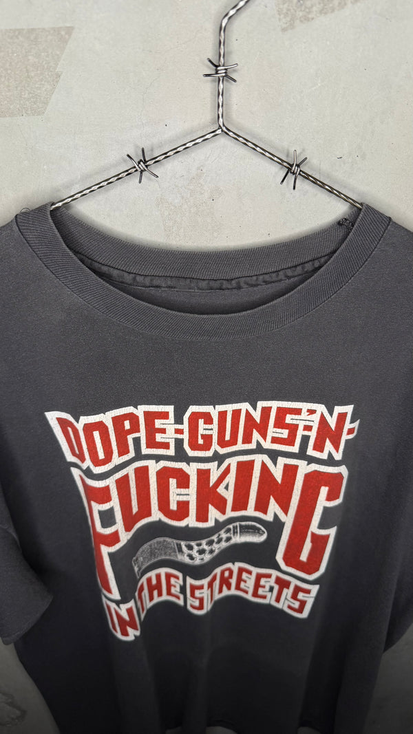 AMPHETAMINE REPTILE RECORDS TEE | DOPE GUNS ‘N FUCKING IN THE STREET