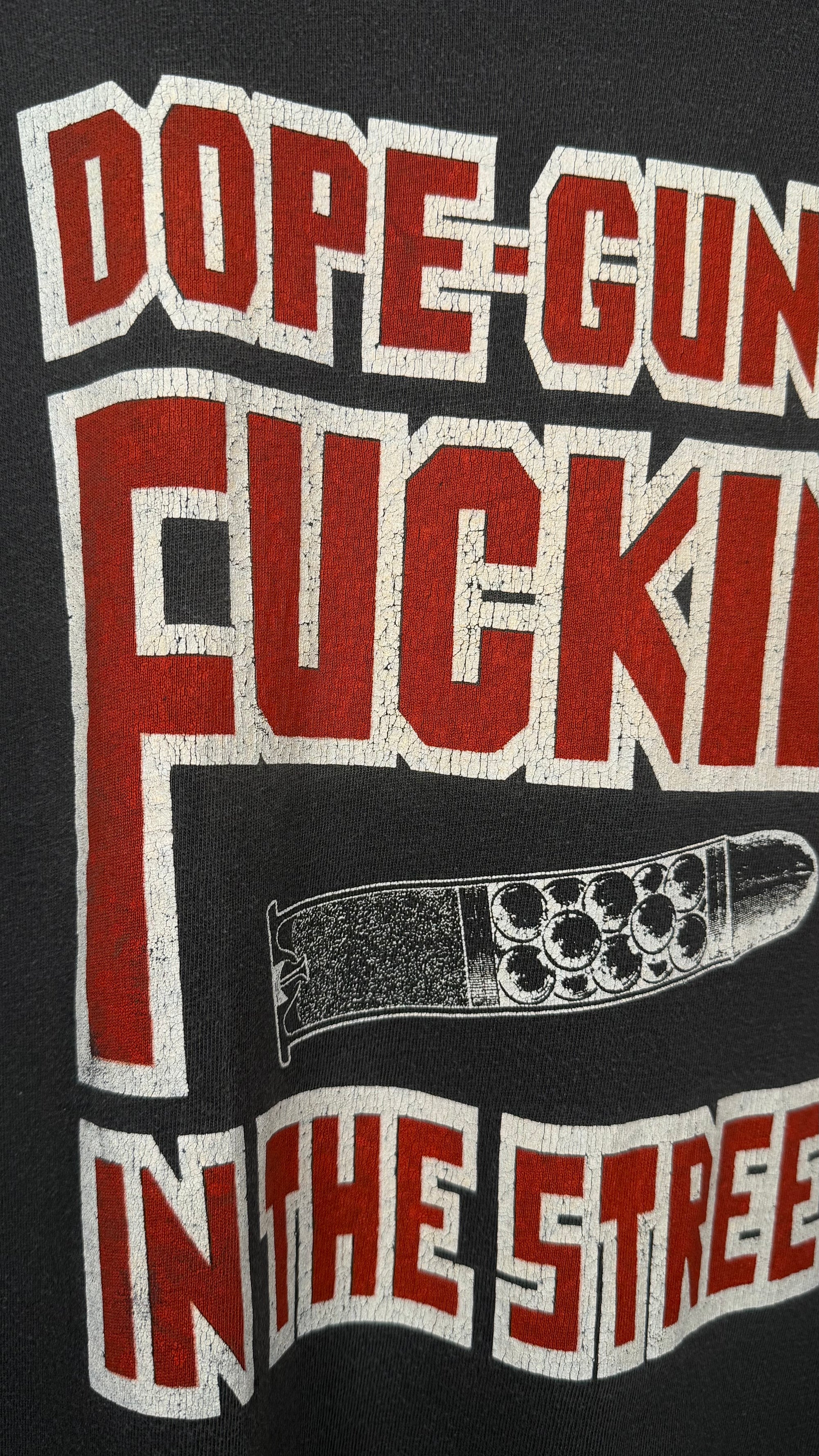 AMPHETAMINE REPTILE RECORDS TEE | DOPE GUNS ‘N FUCKING IN THE STREET