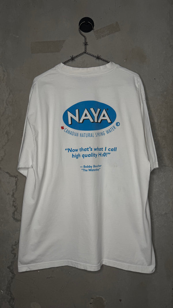 THE WATERBOY MOVIE PROMO TEE | ADAM SANDLER | NAYA SPRING WATER BRAND COLLAB