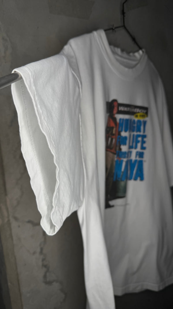 THE WATERBOY MOVIE PROMO TEE | ADAM SANDLER | NAYA SPRING WATER BRAND COLLAB