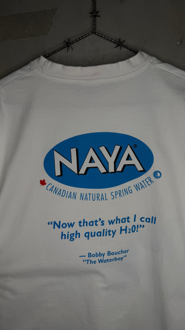 THE WATERBOY MOVIE PROMO TEE | ADAM SANDLER | NAYA SPRING WATER BRAND COLLAB