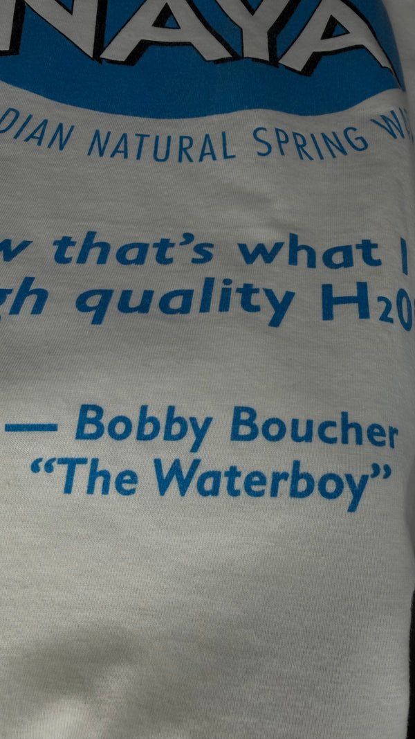 THE WATERBOY MOVIE PROMO TEE | ADAM SANDLER | NAYA SPRING WATER BRAND COLLAB