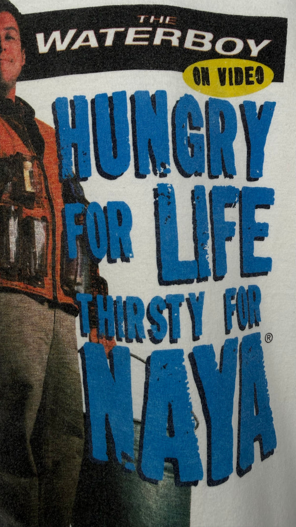 THE WATERBOY MOVIE PROMO TEE | ADAM SANDLER | NAYA SPRING WATER BRAND COLLAB