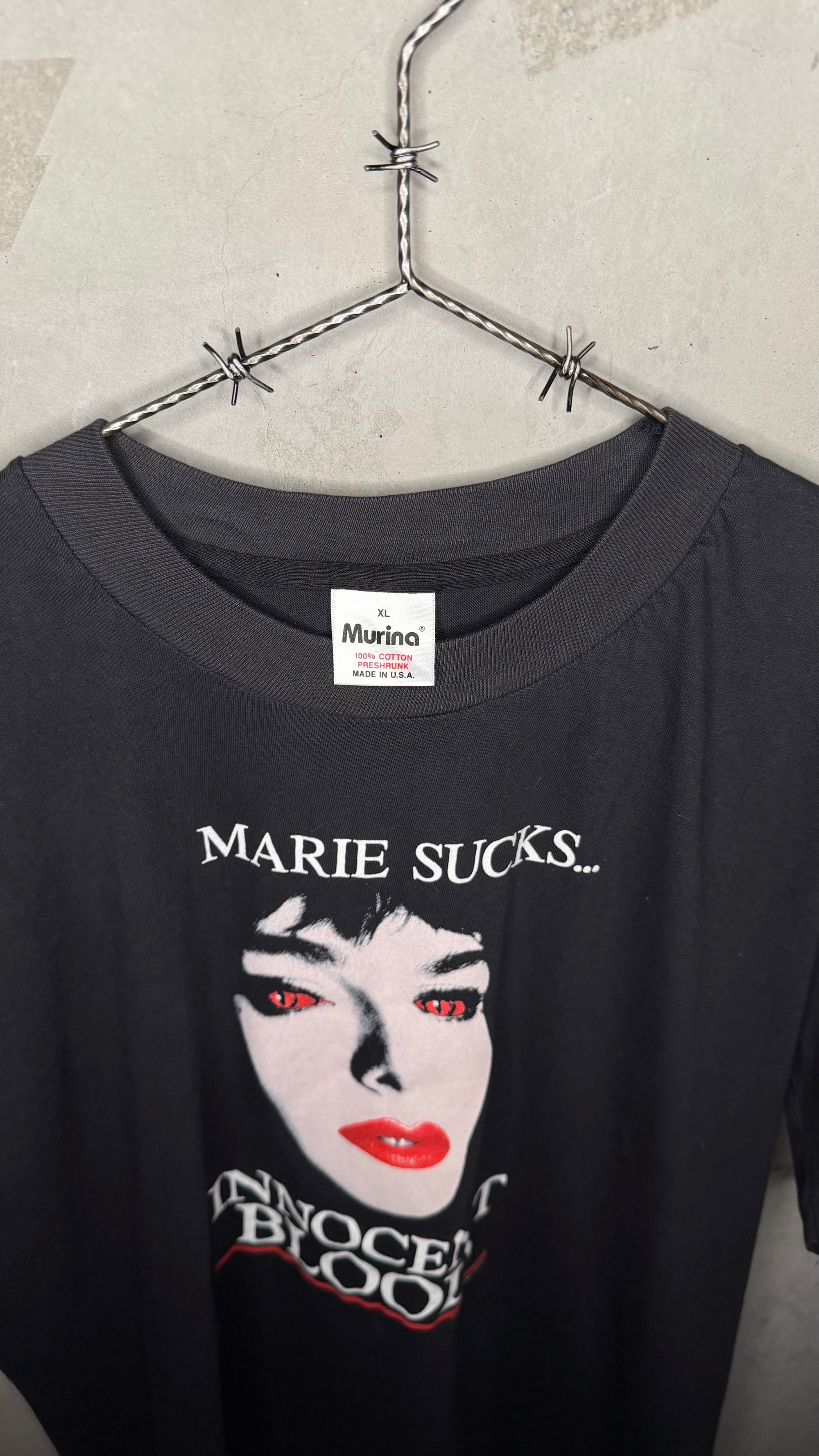 INNOCENT BLOOD VAMPIRE MOVIE TEE | MARIE SUCKS