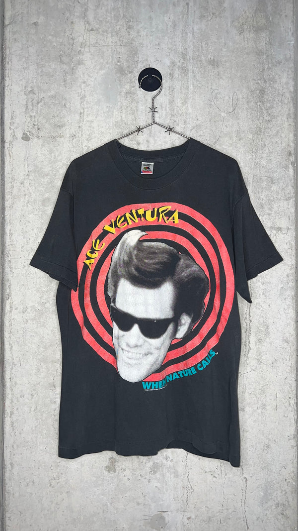 ACE VENTURA WHEN NATURE CALLS BIG FACE TEE l JIM CARREY