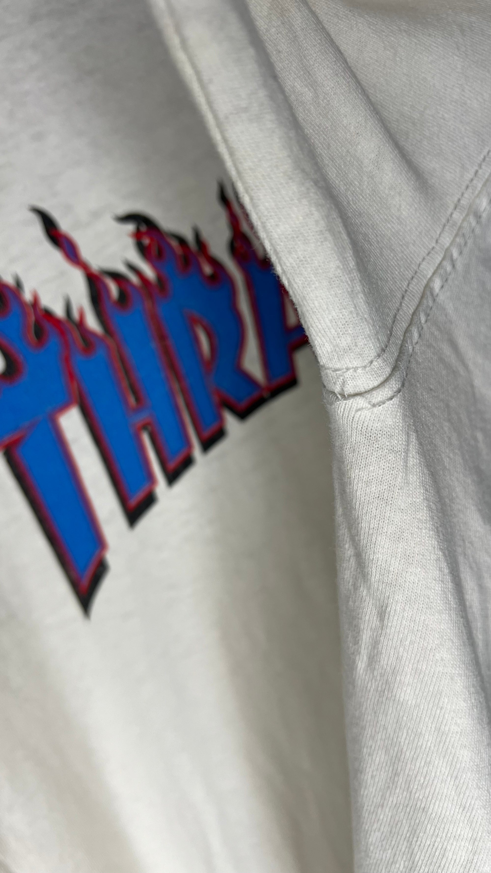 THRASHER BLUE FLAMES LONG SLEEVE